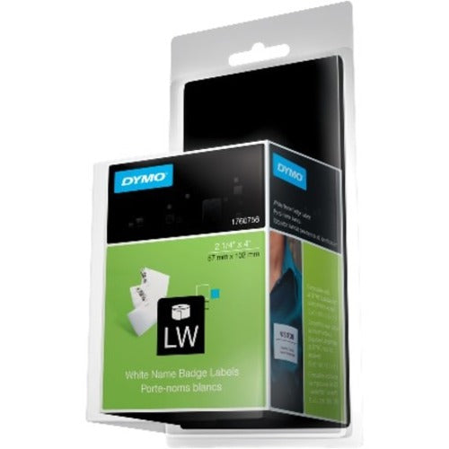 Newell Dymo LabelWriter Labels, Name Badge, 1760756, 2 1/4" x 4"