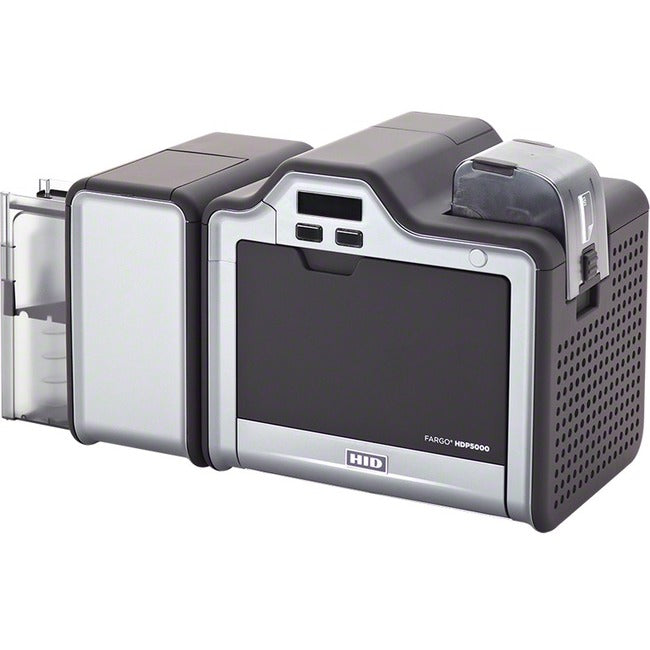 HID Fargo HDP5000 Single Sided Desktop Dye Sublimation/Thermal Transfer Printer - Color - Card Print - Ethernet - USB