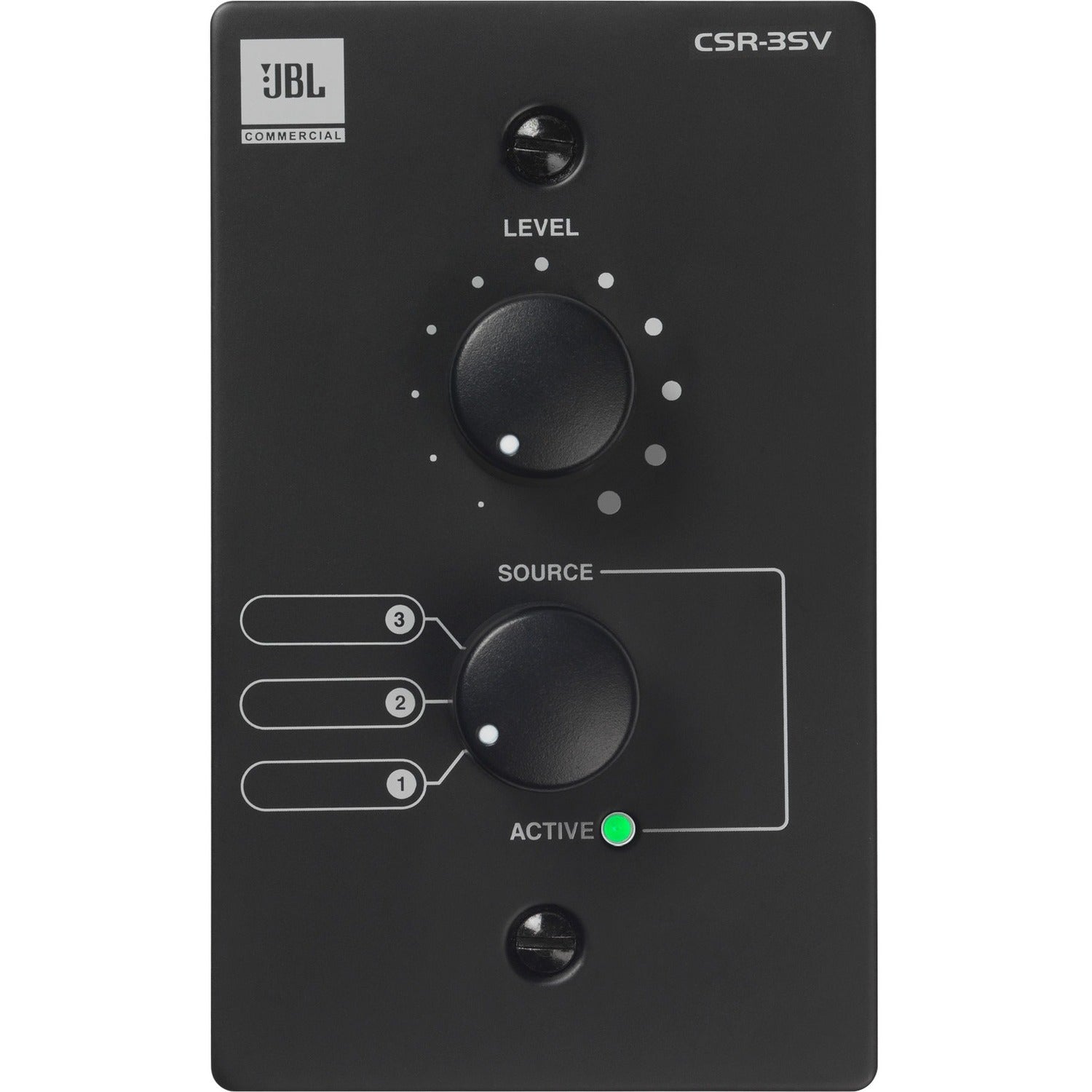 JBL CSR-3SV, Black, JBLCSR3SVBLKV, Wired