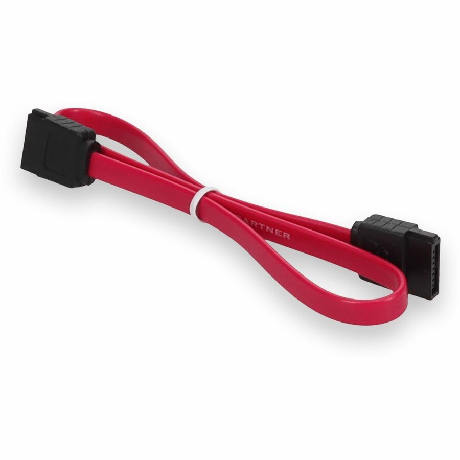 AddOn 1.5ft SATA Male to Male Serial Cable - red, 1.5 ft, M1