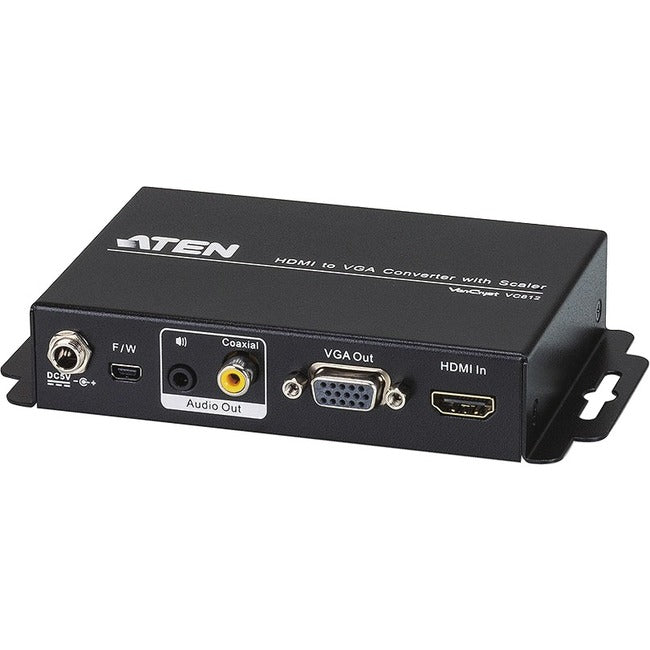 ATEN VanCryst VC812 HDMI to VGA Converter with Scaler-TAA Compliant