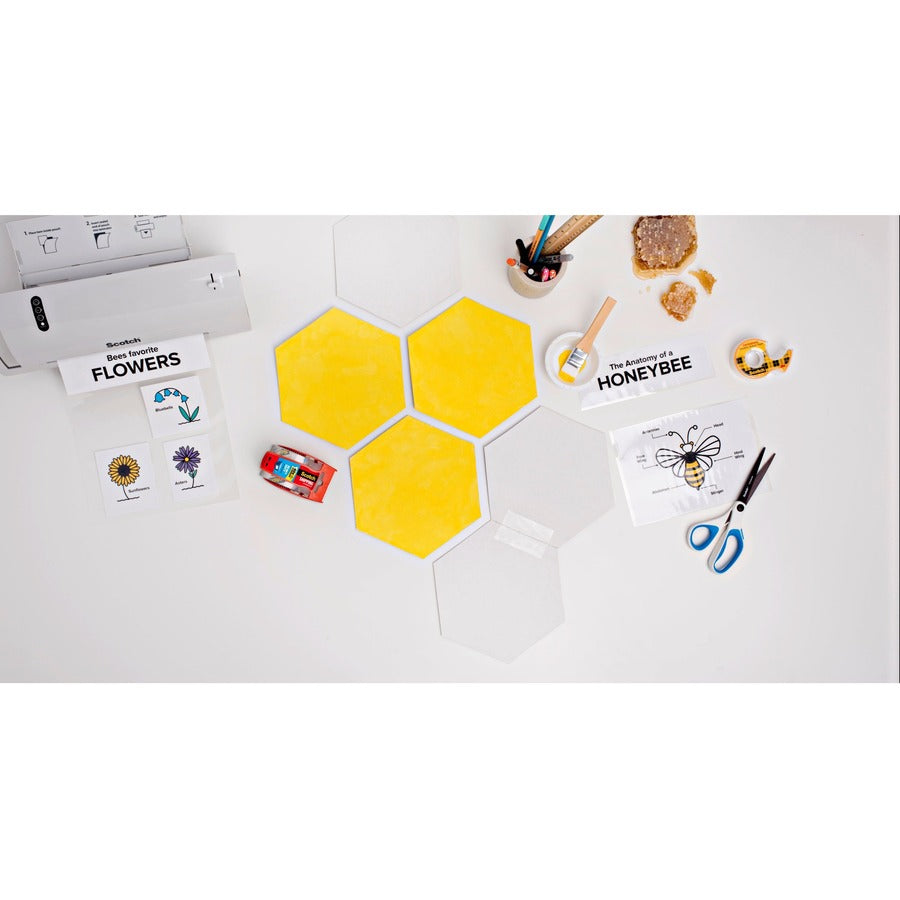 Scotch Thermal Laminating Pouches, 11.50", Clear, TP3854100, 9"