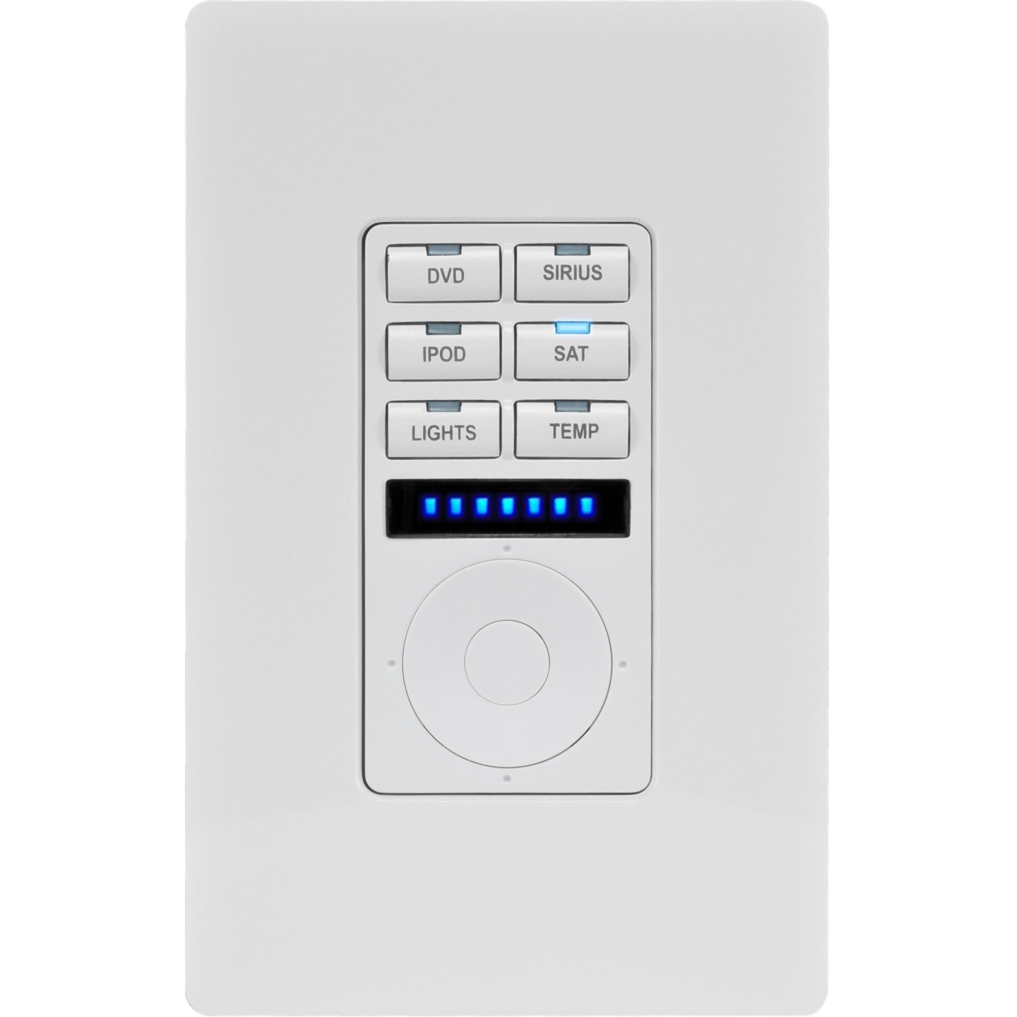 AMX Harman Metreau 6-Button Ethernet Keypad with Navigation, FG5793-01-WH, White