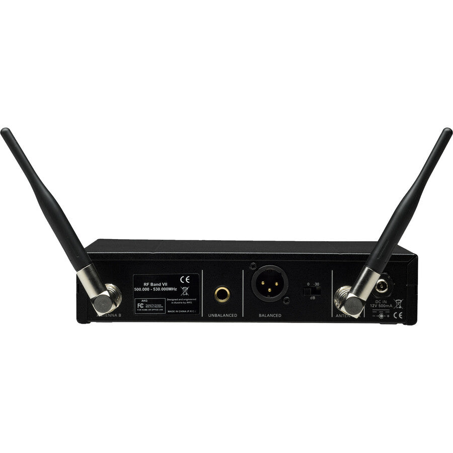 AKG Harman SR470 Band7 Professional Wireless Stationary Receiver, 3300H00150, 500.1 m, Black