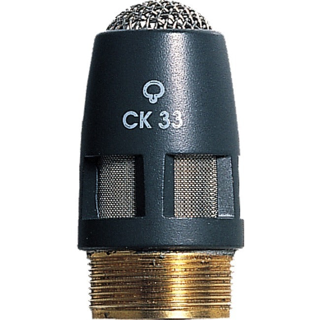 AKG Harman CK33 High-performance Hypercardioid Condenser Microphone Capsule, 0.5 in, 2765X00220, Gray