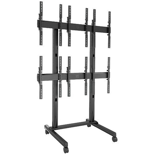 Legrand Chief FUSION 3 x 2 Portrait Micro-Adjustable Large Freestanding Video Wall Cart
