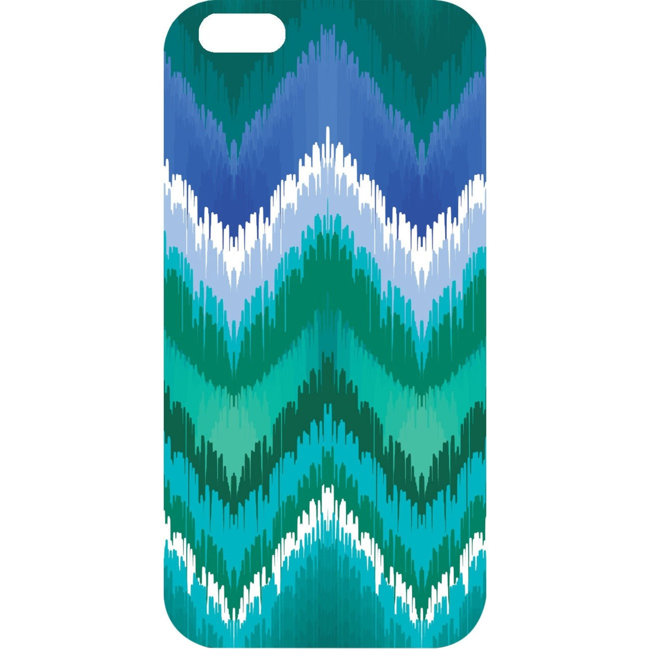 Centon OTM iPhone 6 White Glossy Case Bold Collection, Teal/Blue