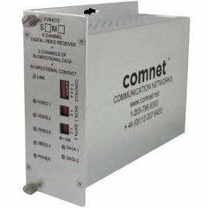 ComNet FVT4012S1 Video Extender Transmitter, 226377.95 ft, Coaxial, Wired, 3.30"