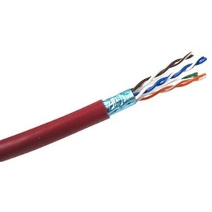 Winston Weltron Cat 6 STP 550 MHz Solid Shielded Plenum CMP Cable - 1000 Feet
