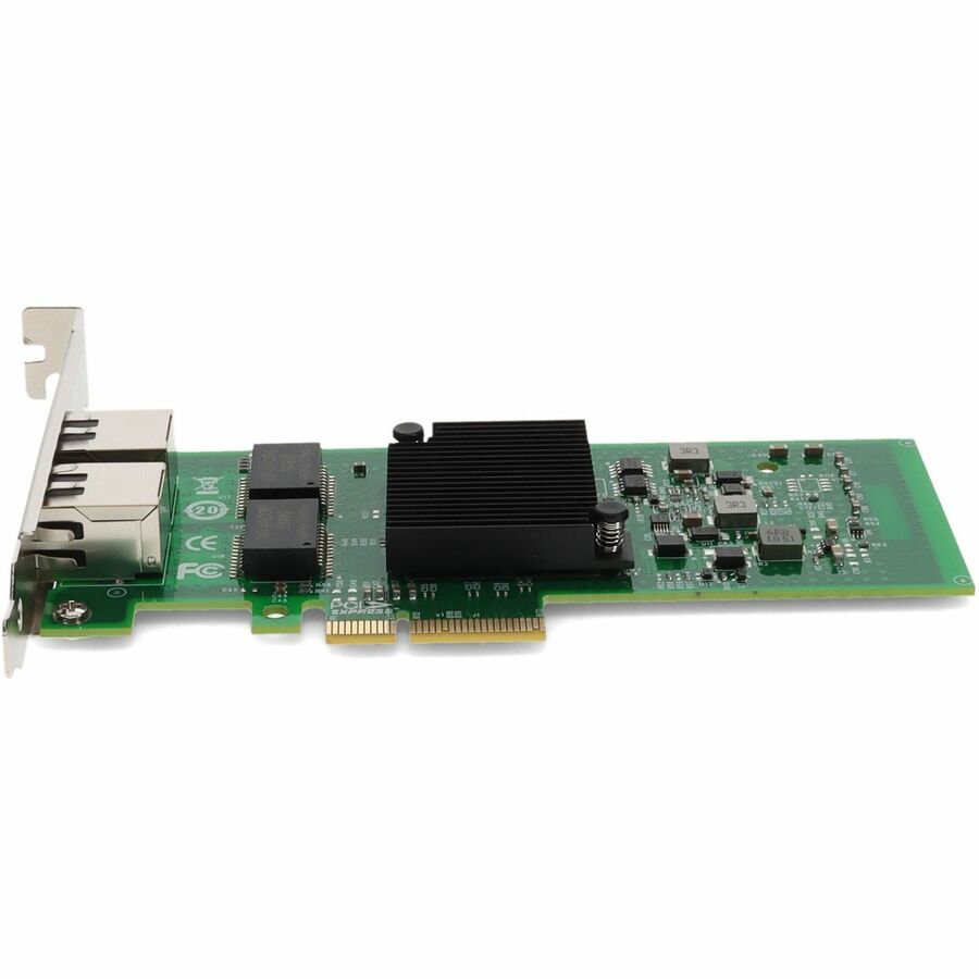 AddOn HP 458492-B21 Comparable 10/100/1000Mbs Dual Open RJ-45 Port 100m PCIe x4 Network Interface Card