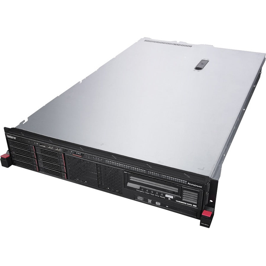 Lenovo ThinkServer RD450 70DC001FUX 2U Rack Server - 1 Xeon E5-2630 v3 2.40 GHz - 8 GB RAM - Serial ATA/600 Controller