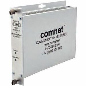 ComNet FVR1C1BM1/M Video Extender Receiver, 1.10", Coaxial, FVR1C1BM1M, Surface-mountable, Wired