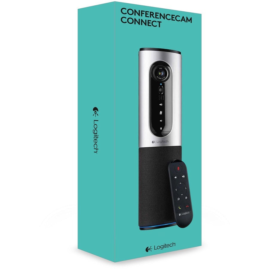 Logitech ConferenceCam Connect Video Conferencing Camera - Silver - USB - 1 Pack(s)