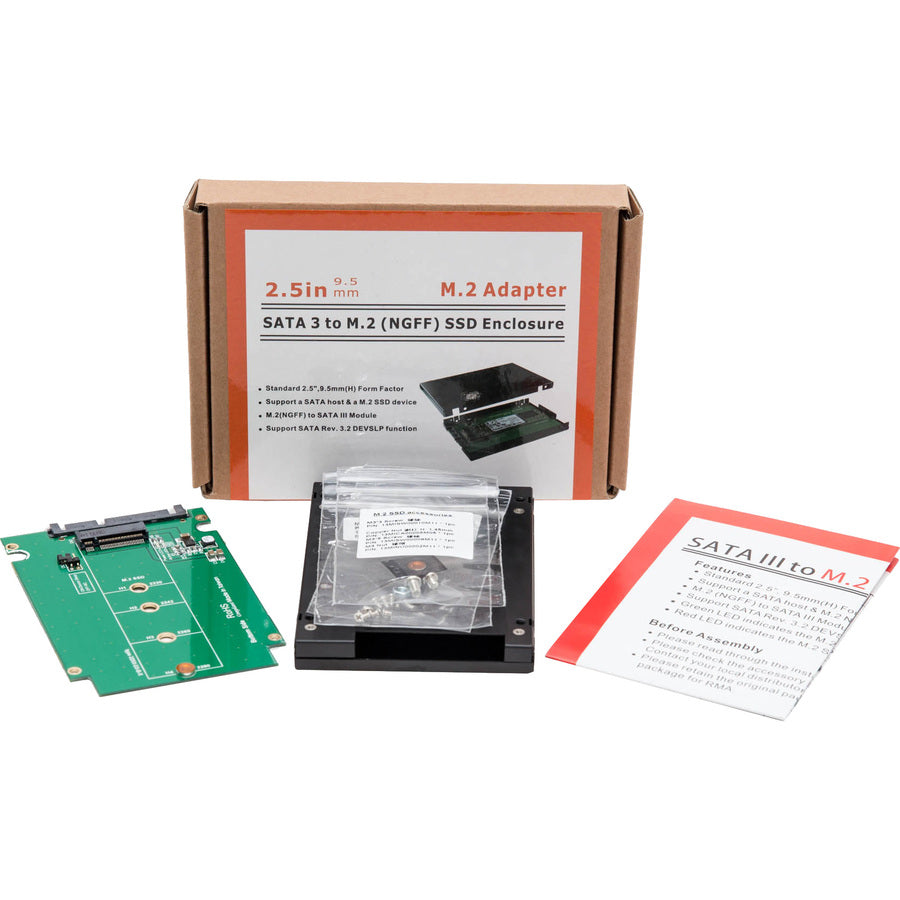 syba-2-5-sata-iii-to-m-2-ngff-ssd-enclosure-with-complete-screw-set