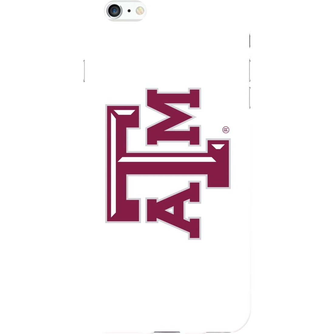 Centon OTM iPhone 6 Plus White Glossy Classic Case Texas A&M University
