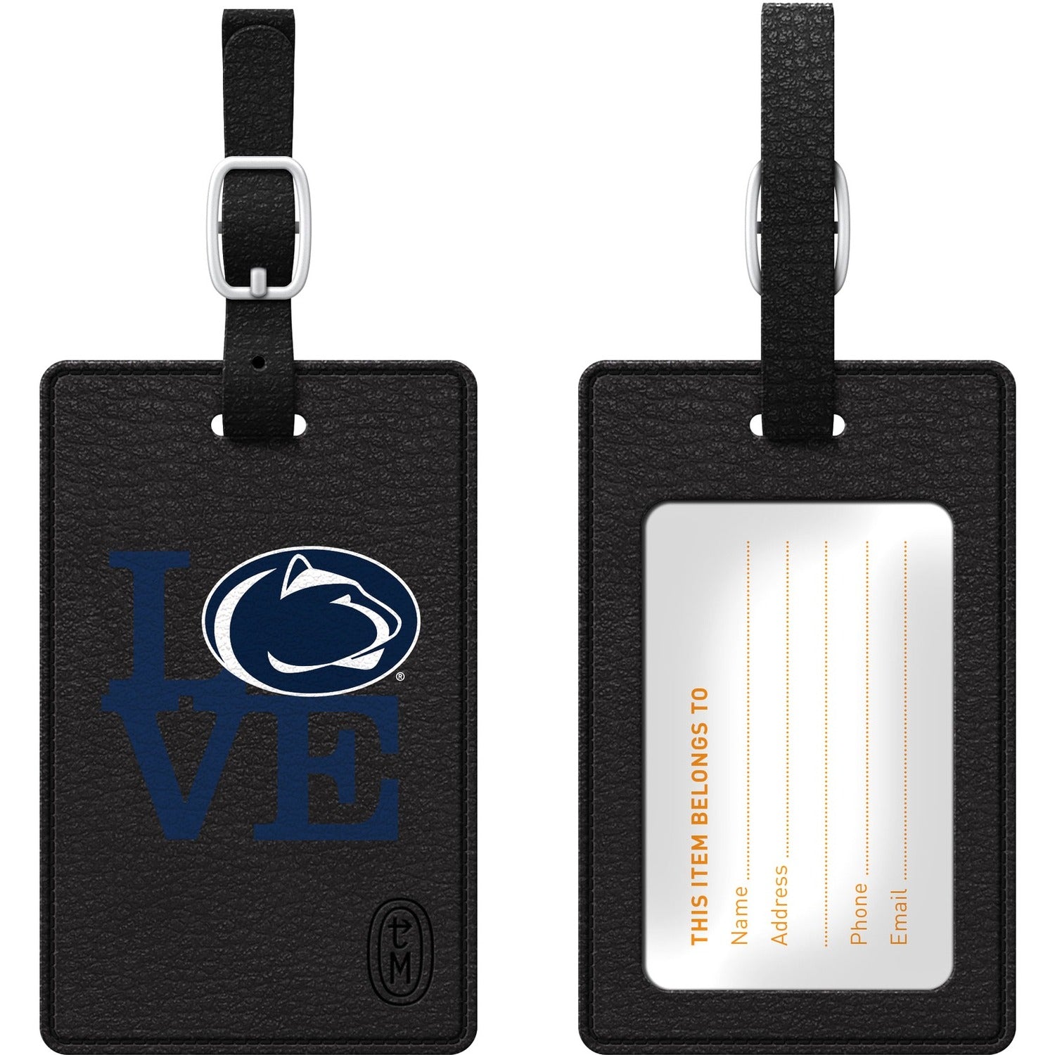 otm-black-leather-love-v1-bag-tag-penn-state-university