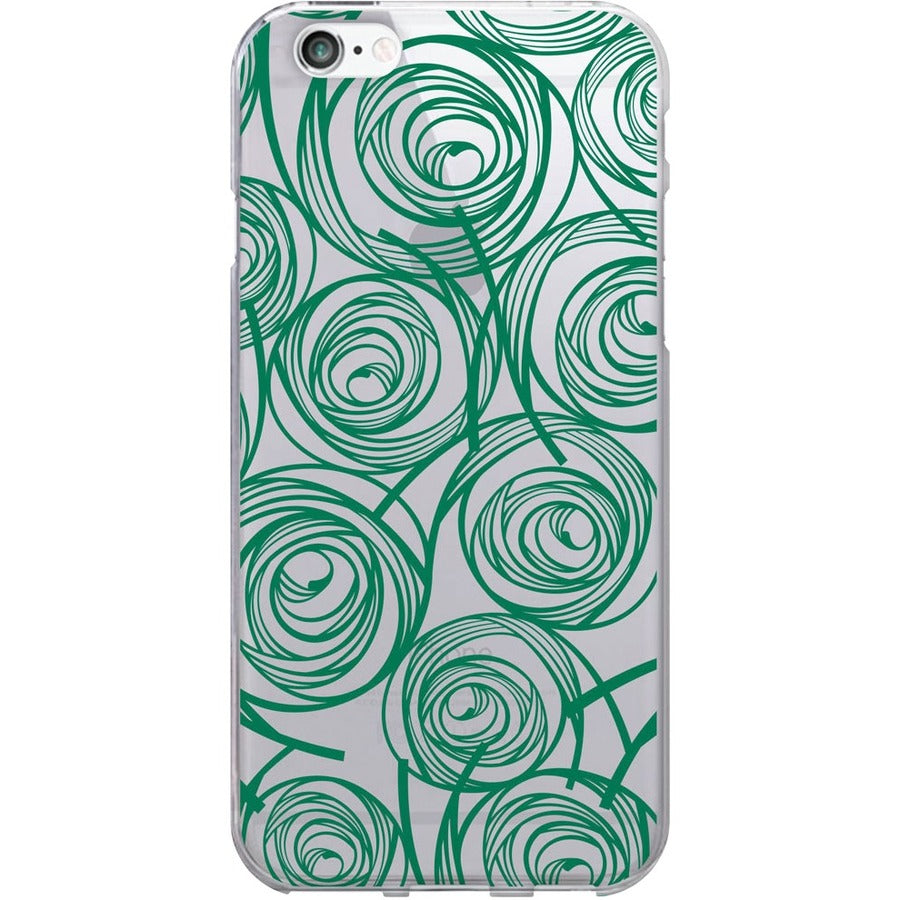 Centon OTM iPhone 6 Clear Case New Age Collection, Swirls, Jade