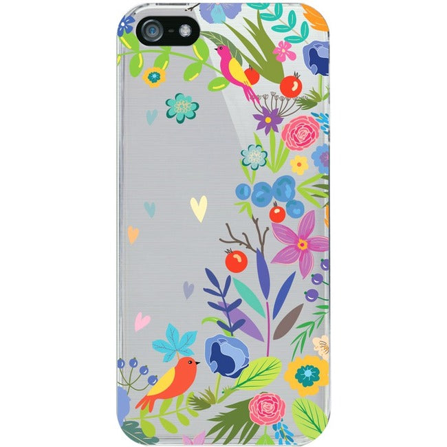 Centon OTM Floral Prints Clear Phone Case, Springtime, IP6V1CLR-FLR-01