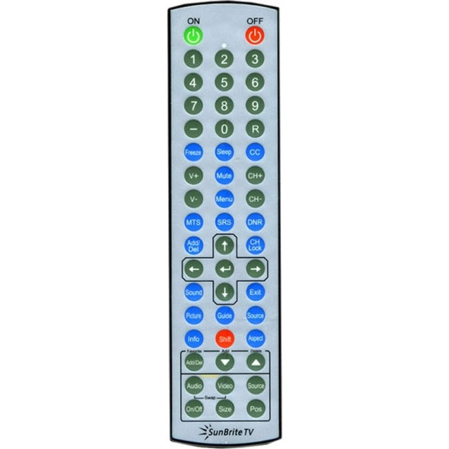 SunBriteTV Standard Remote Control - WR-01 - For TV - 1