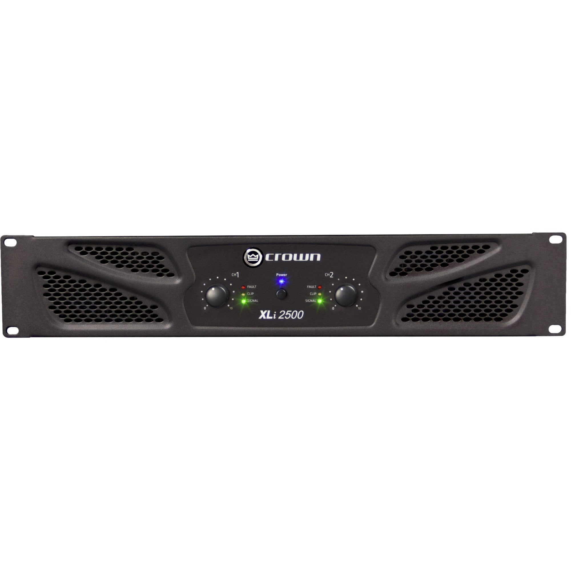 Harman Crown 2500 Amplifier - 1000 W RMS - 2 Channel - Dark Gray