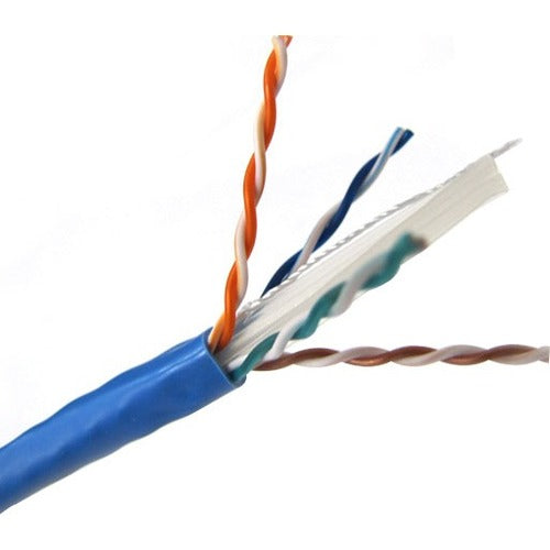 Winston Weltron CAT6 Stranded (CMR) Network Cable - copper, 1000 ft, Blue, T2404L6PA-BL