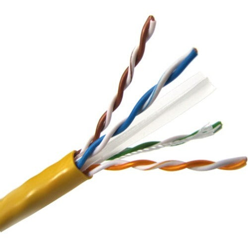 Winston Weltron CAT6 Stranded (CMR) Network Cable - copper, 1000 ft, T2404L6PA-YL, Yellow