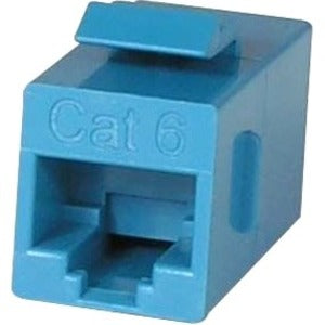 Unirise Cat6 RJ45 Keystone In-line Coupler, Blue