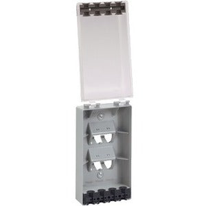 Panduit CFPWR4CIG Faceplate Gray 147.32 mm 78.74 mm 38.1 mm 5.8 in 3.1 in 1.5 in