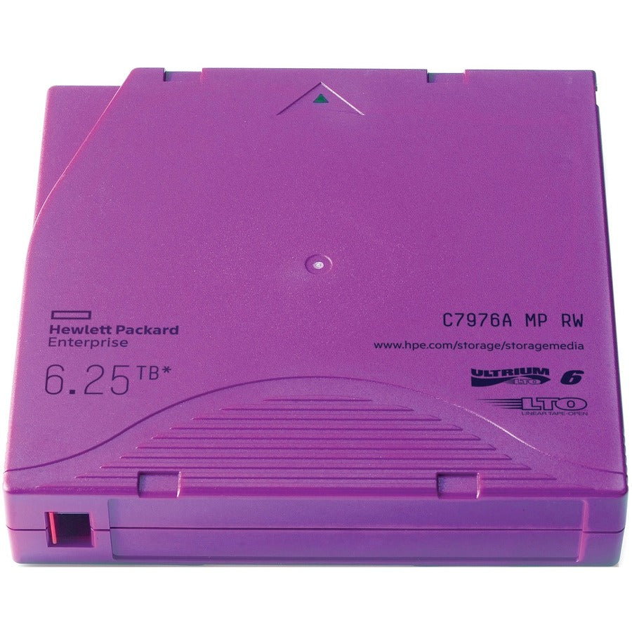 HPE LTO Ultrium-6 Data Cartridge, 2775.59 ft, C7976AB, LTO-6
