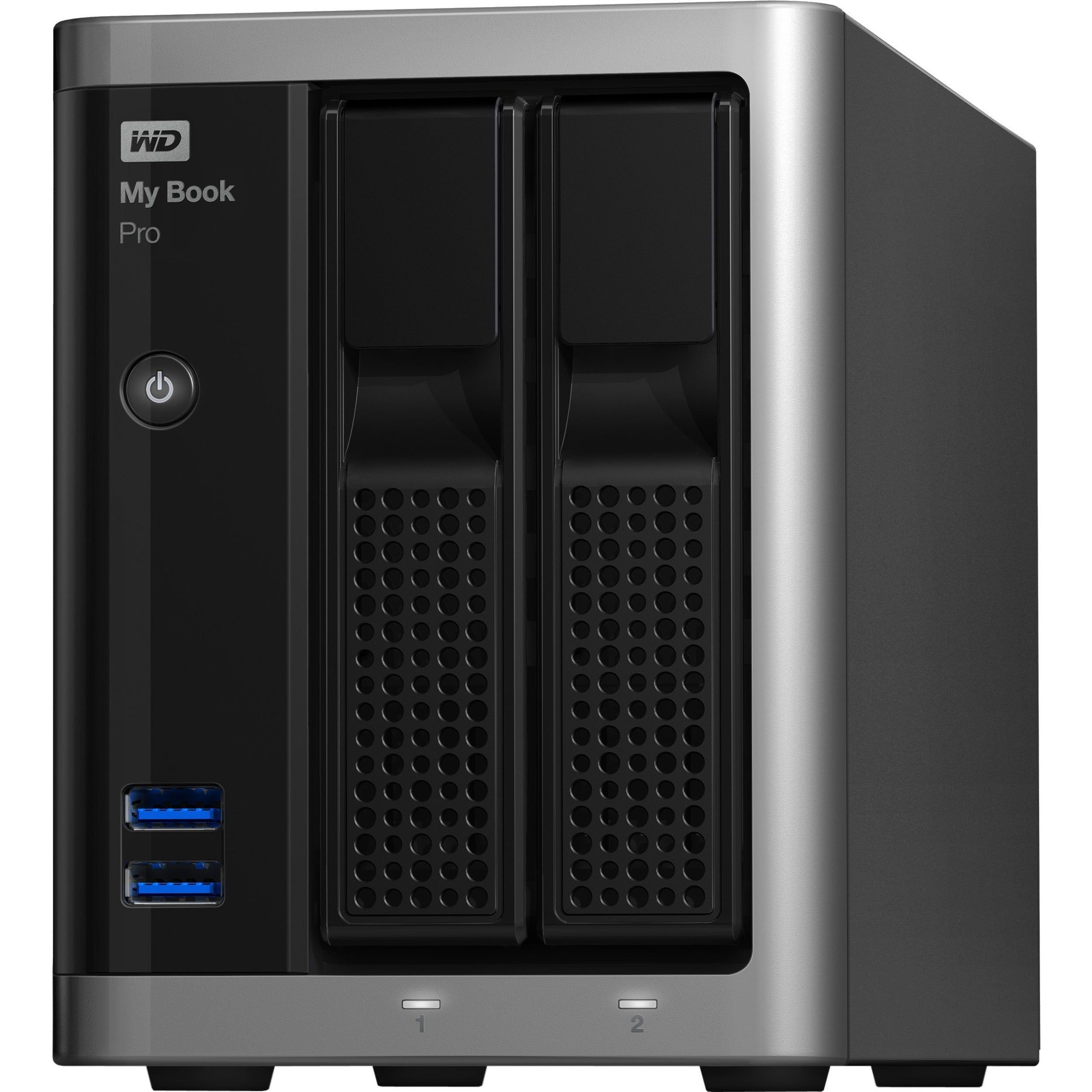 Western My Book&reg; Pro 8TB dual-drive, high-speed Tbolt2, Mac OS X RAID storage