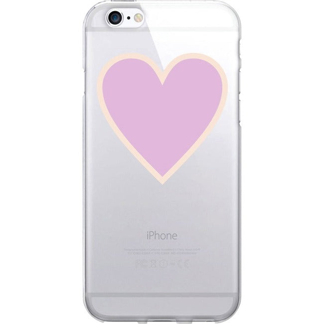 Centon OTM Classic Prints Clear Phone Case, Heart Beat Pink