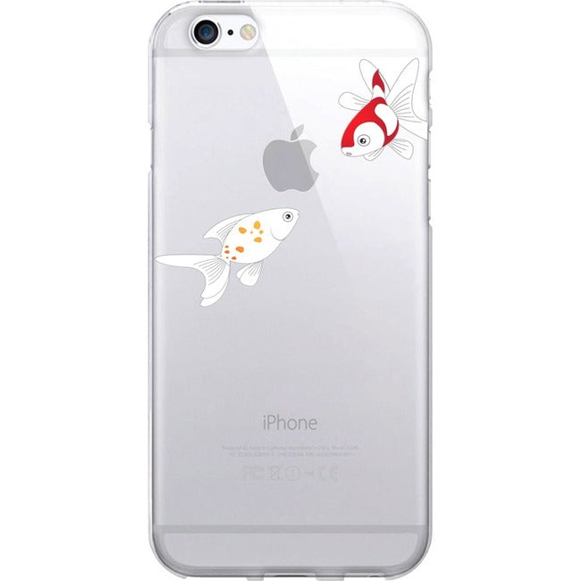 Centon OTM Iconic Prints Clear Phone Case, Goldfish, IP6V1CLR-ICN-04