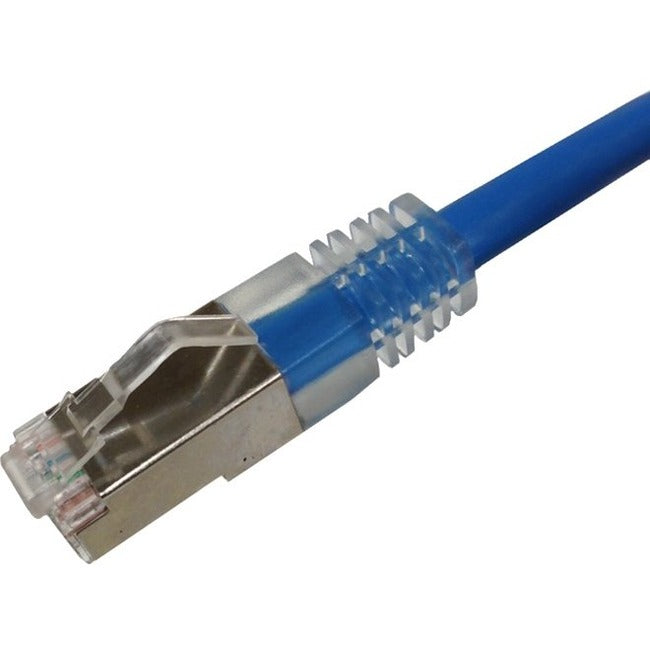 Winston Weltron CAT6A STP Shielded Booted Patch Cable, Male, 25 ft, 90-C6ABS-25BL, Blue