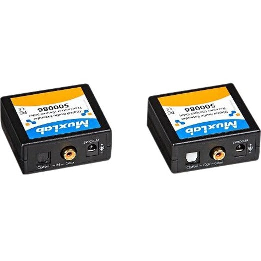 MuxLab Digital Audio Extender Kit (500086) is a versatile digital audio standards extender and converter, 1 m, Wired