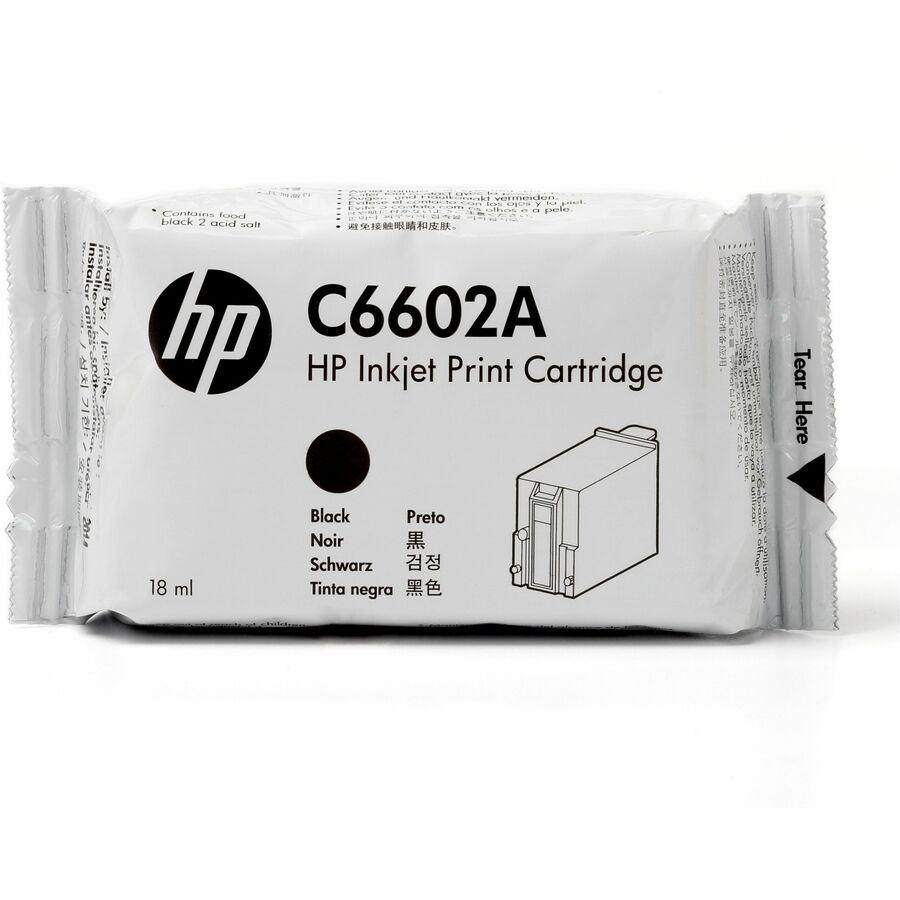 HP (C6602A) Original High Yield Inkjet Ink Cartridge - Black - 1 Each