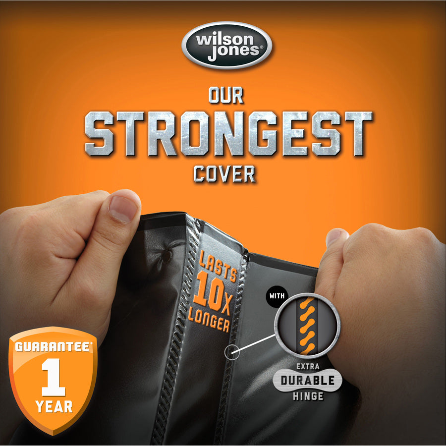 ACCO Wilson Jones&reg; Heavy Duty Round Ring View Binder with Extra Durable Hinge, 2" , White