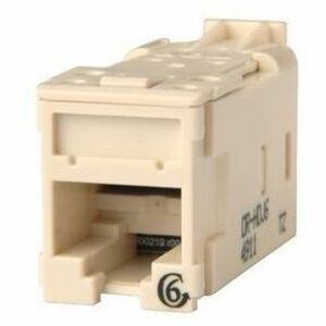 Legrand Ortronics Clarity High Density Jack (HDJ) CAT6, T568A/B, Fog White