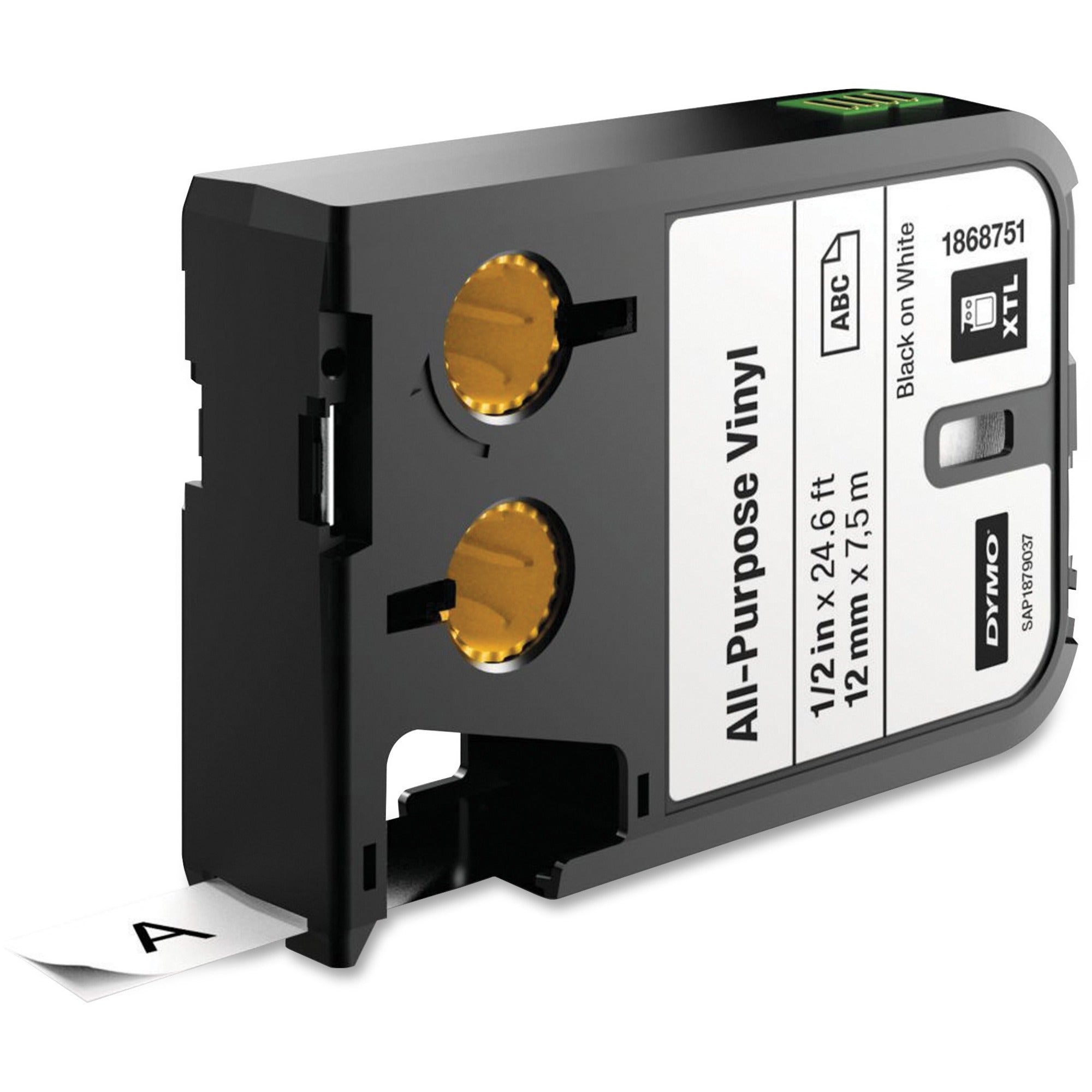 Dymo XTL All-purpose Vinyl Labels, White