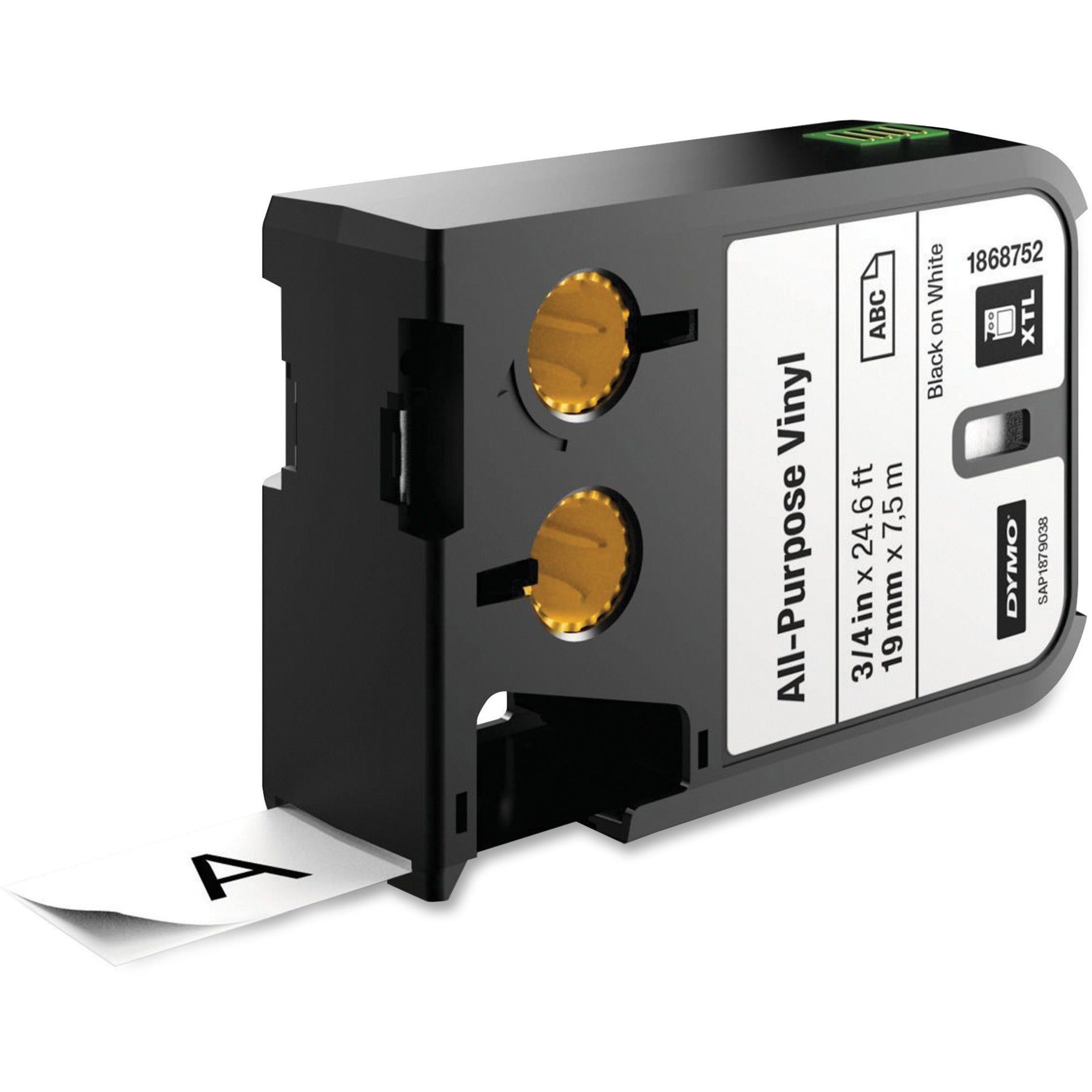 Dymo XTL All-purpose Vinyl Labels, White