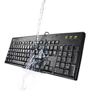 i-rocks Keyboard, Black, Cable, IRK32W-BK
