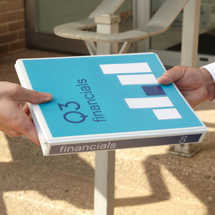 ACCO Wilson Jones&reg; Basic Round Ring View Binder, 1" , White