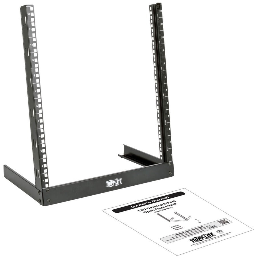 Eaton Tripp Lite Series SmartRack 12U Desktop 2-Post Open-Frame Rack