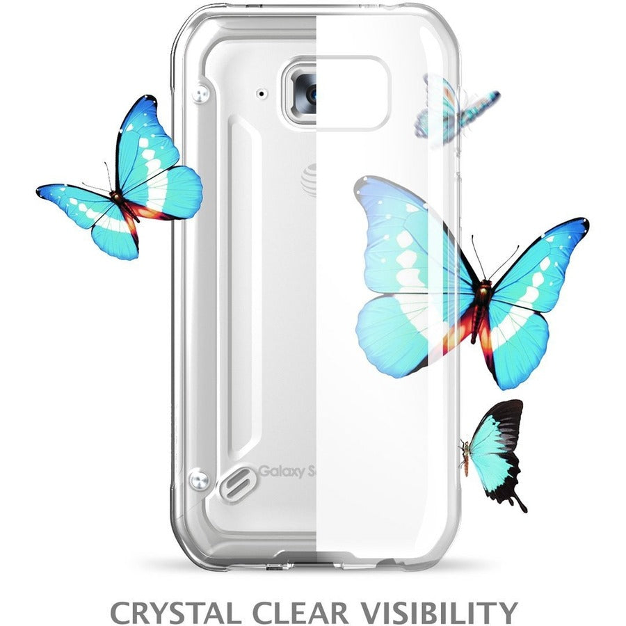 i-Blason Galaxy S6 Active Halo Scratch Resistant Hybrid Clear Case