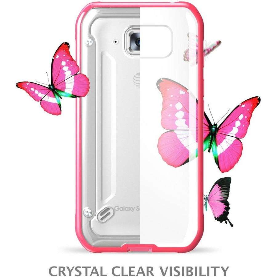 i-Blason Galaxy S6 Active Halo Scratch Resistant Hybrid Clear Case