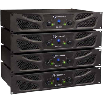 Harman Crown 800 Amplifier - 400 W RMS - 2 Channel - Dark Gray