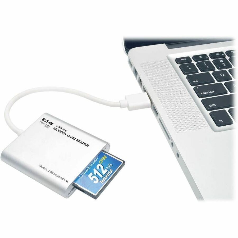Eaton Tripp Lite Series USB 3.0 SuperSpeed Multi-Drive Memory Card Reader/Writer, Aluminum Case