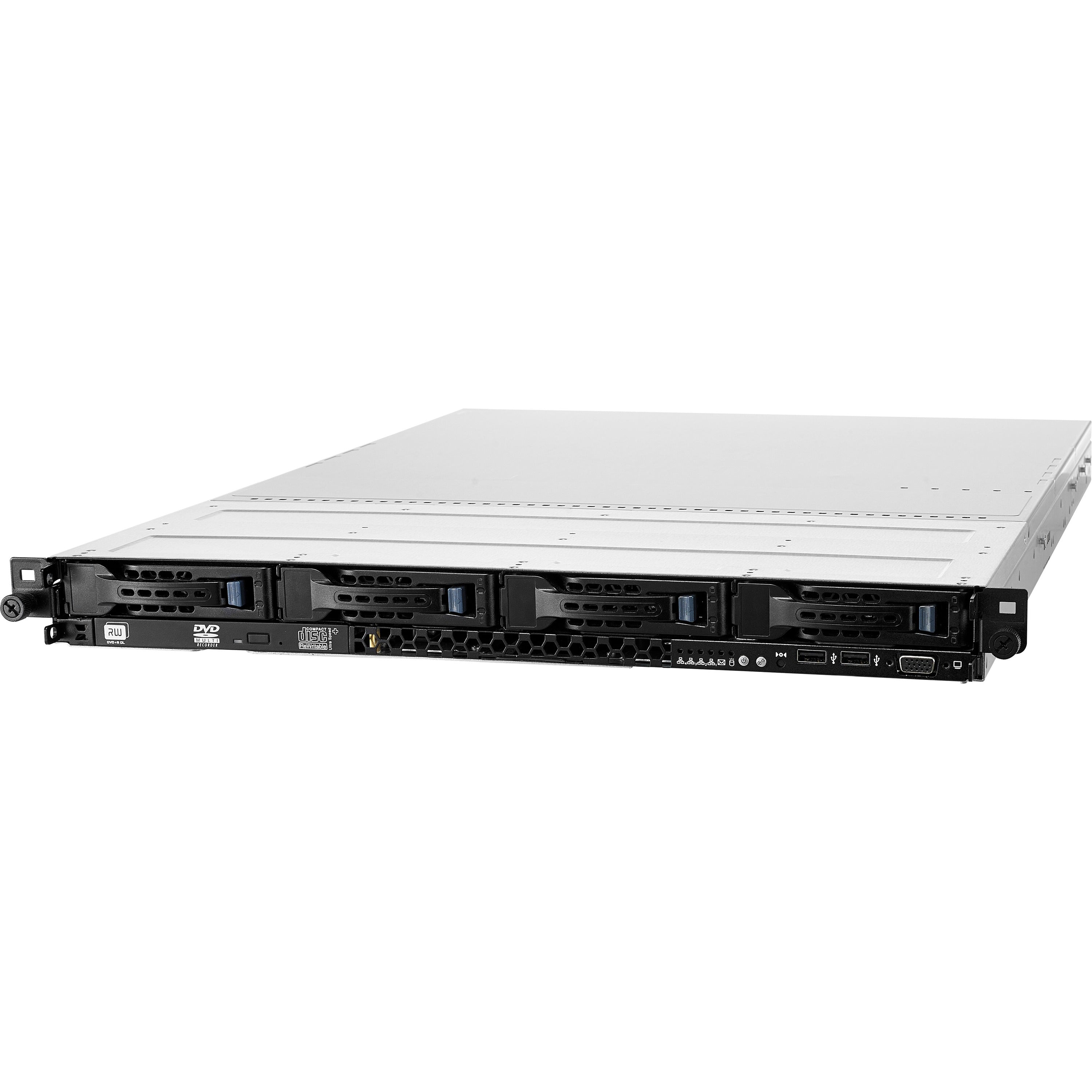 Asus RS300-E9-PS4 Barebone System - 1U Rack-mountable - Socket H4 LGA-1151 - 1 x Processor Support