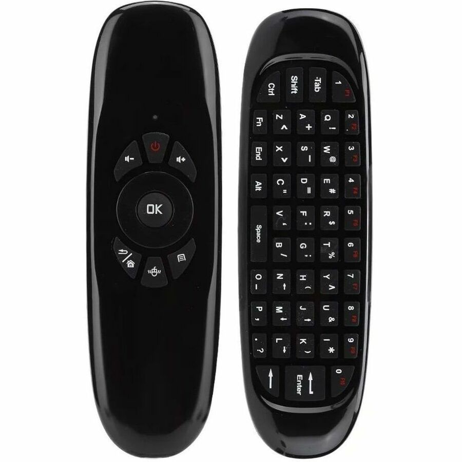 WIRELESS AIRMOUSE AND KEYBOARD, 2.29 oz, 4XEM, Black, C120 Air Mouse Wireless Remote