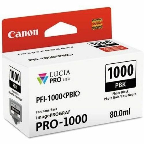 Canon PFI-1000 Original Inkjet Ink Cartridge - Photo Black Pack