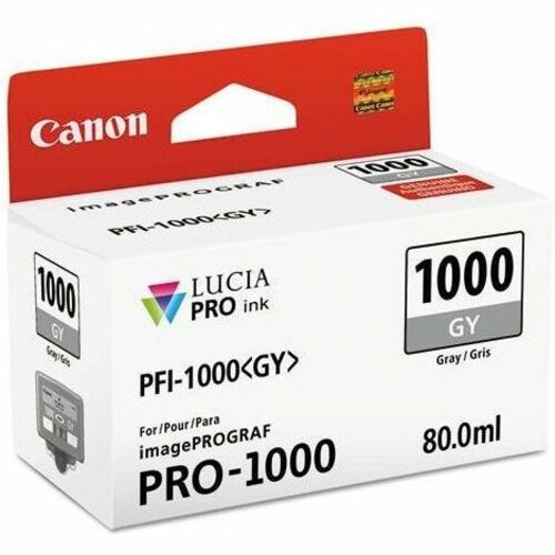 Canon LUCIA PRO PFI-1000 Original Inkjet Ink Cartridge - Gray Pack